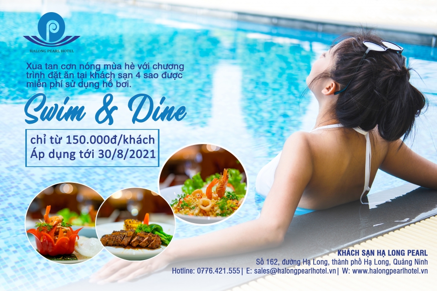 Swim & Dine - Bơi & Ăn chơi tại Khách sạn Hạ Long Pearl